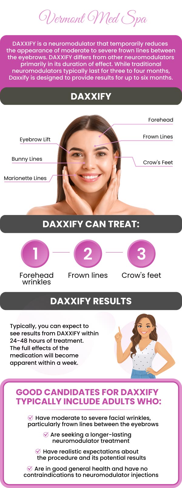Experience long-lasting wrinkle reduction with Daxxify at Vermont Med Spa, led by Dr. Imad El Asmar. This FDA-approved injectable offers a smoother, more youthful appearance with results lasting up to six months. Trust Dr. El Asmar's expertise for a rejuvenated look. For more information, contact us or request an appointment online. We are conveniently located at 1234 N. Vermont Avenue, Los Angeles, CA 90029. Experience long-lasting wrinkle reduction with Daxxify at Vermont Med Spa, led by Dr. Imad El Asmar. This FDA-approved injectable offers a smoother, more youthful appearance with results lasting up to six months. Trust Dr. El Asmar's expertise for a rejuvenated look. For more information, contact us or request an appointment online. We are conveniently located at 1234 N. Vermont Avenue, Los Angeles, CA 90029.