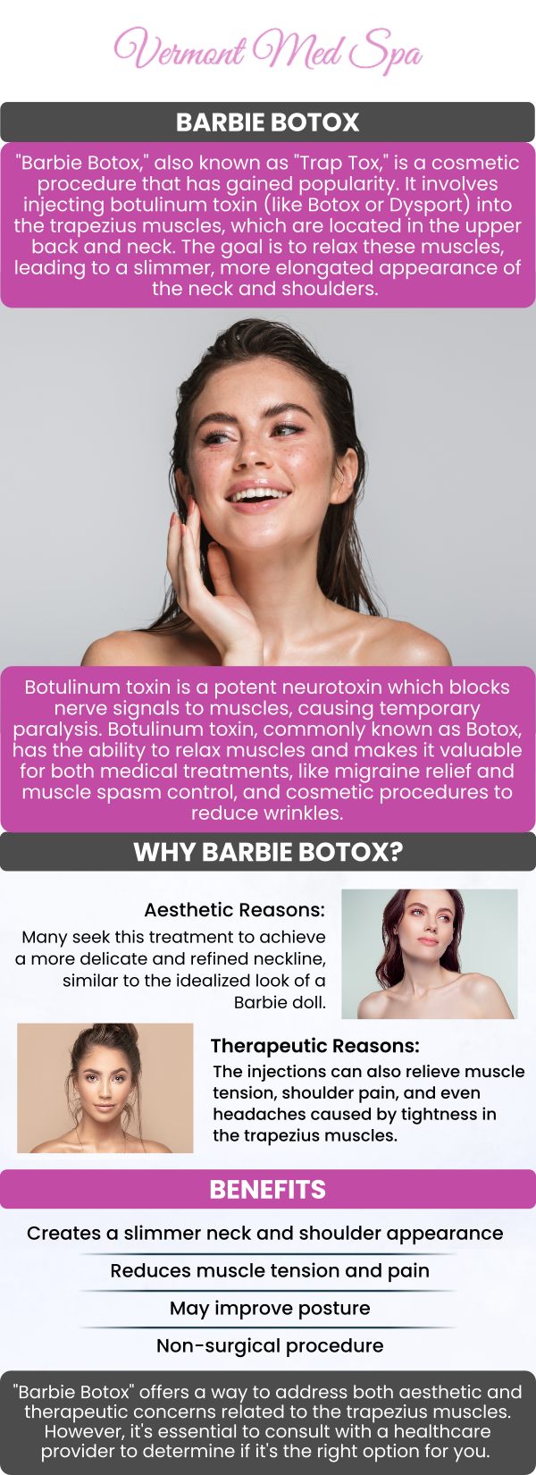 Common questions asked by clients: What is Barbie Botox? What are the main benefits of Barbie Botox? How long do the results of Barbie Botox last? Is Barbie Botox at Vermont Med Spa right for me? For more information, contact us or request an appointment online. We are conveniently located at 1234 N. Vermont Avenue Los Angeles, CA 90029. Common questions asked by clients: What is Barbie Botox? What are the main benefits of Barbie Botox? How long do the results of Barbie Botox last? Is Barbie Botox at Vermont Med Spa right for me? For more information, contact us or request an appointment online. We are conveniently located at 1234 N. Vermont Avenue Los Angeles, CA 90029.