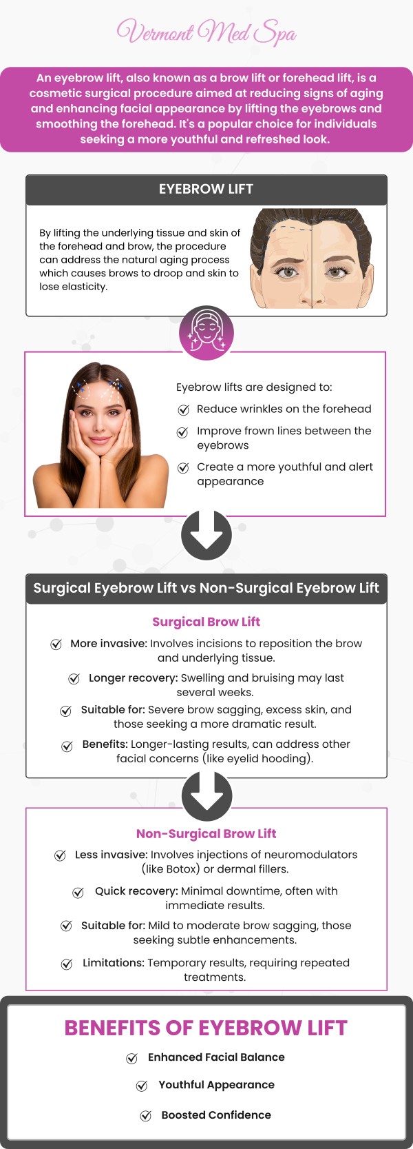 Common questions asked by clients: What exactly is a Brow Lift? How long does it take to see Brow Lift results? How long do the results of a Brow Lift last? Is a Brow Lift at Vermont Med Spa right for me? For more information, contact us or request an appointment online. We are conveniently located at 1234 N. Vermont Avenue Los Angeles, CA 90029. Common questions asked by clients: What exactly is a Brow Lift? How long does it take to see Brow Lift results? How long do the results of a Brow Lift last? Is a Brow Lift at Vermont Med Spa right for me? For more information, contact us or request an appointment online. We are conveniently located at 1234 N. Vermont Avenue Los Angeles, CA 90029.